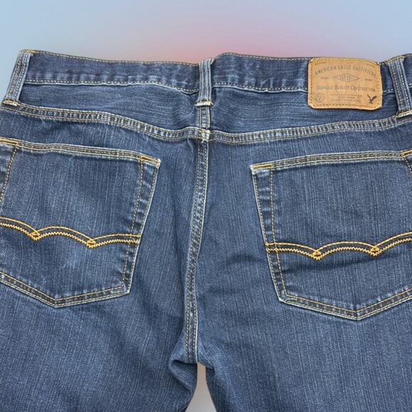 AMERICAN EAGLE Men’s 34 x 32 SLIM Blue Jeans - Picture 3 of 4